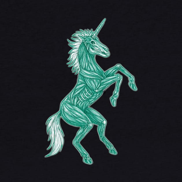 Ghost Unicorn my Spirit Animal by Redemption Tshirt Co.